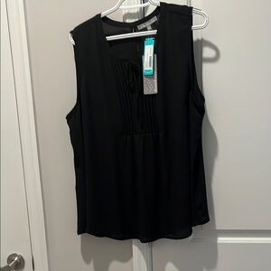 Elegant Black Sleeveless Top